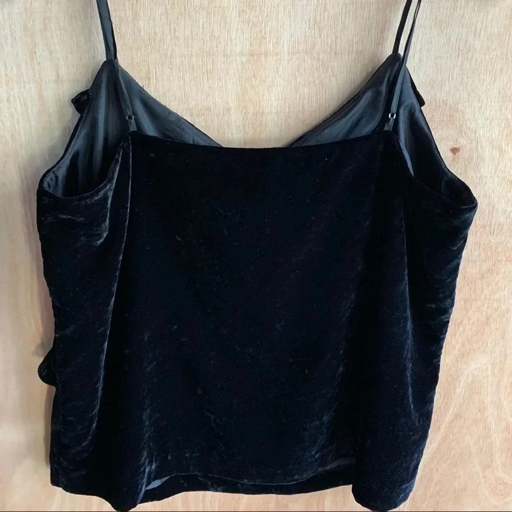 J. Crew Velvet Ruffled Tank Top - Picture 5 of 10